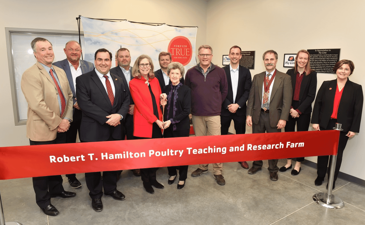 Iowa State dedicates Robert T. Hamilton Poultry Teaching and Research Farm