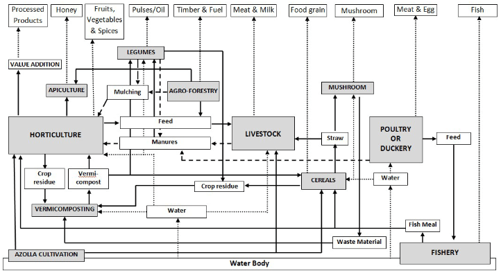 Integrated farming system: Need, methods and components