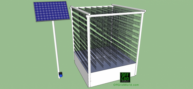 1 Million Pounds of Food Per Acre?! Ultra High Yield Solar Powered Vertical Aquaponics System