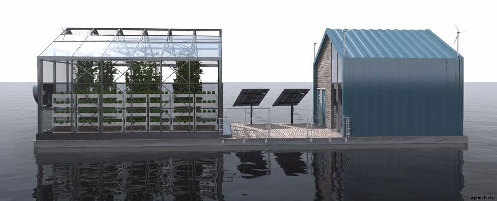Floating Greenhouse Grows Organic Food With Clean Energy