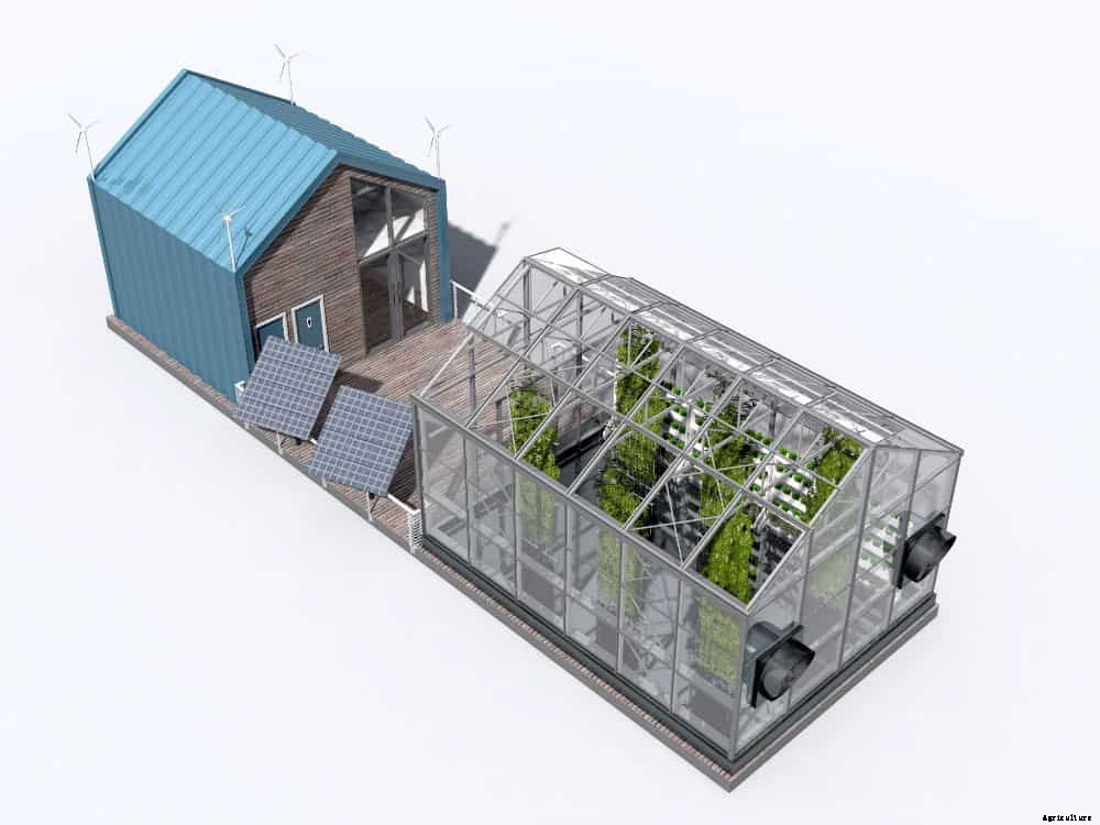 Floating Greenhouse Grows Organic Food With Clean Energy