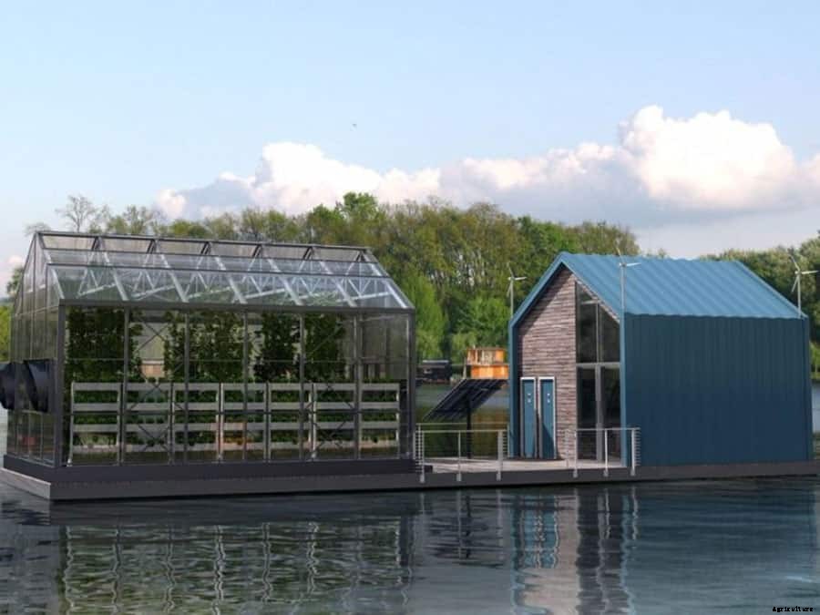 Floating Greenhouse Grows Organic Food With Clean Energy