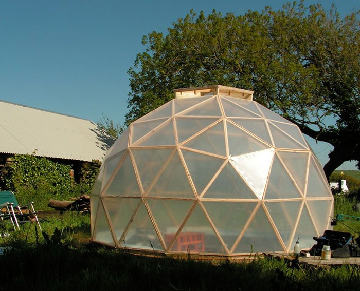 A Beautifully Efficient DIY Dome Greenhouse