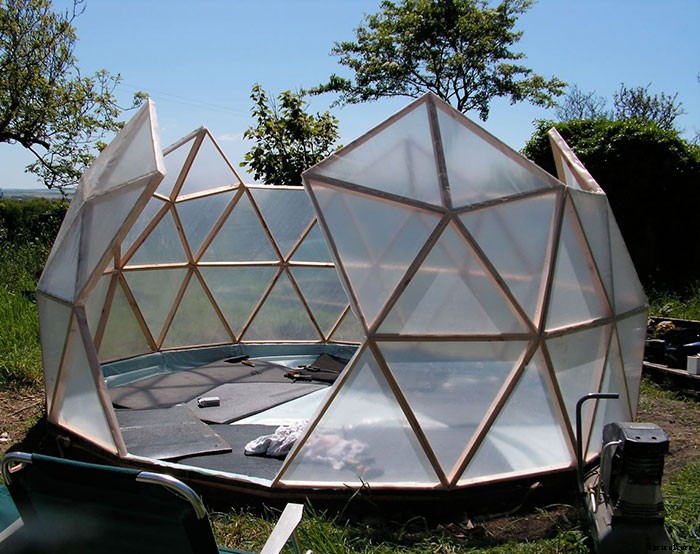 A Beautifully Efficient DIY Dome Greenhouse