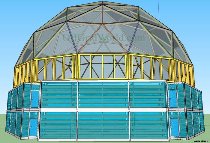 Portable Solar Powered Aquaponics Greenhouse Can Grow Food Year Round