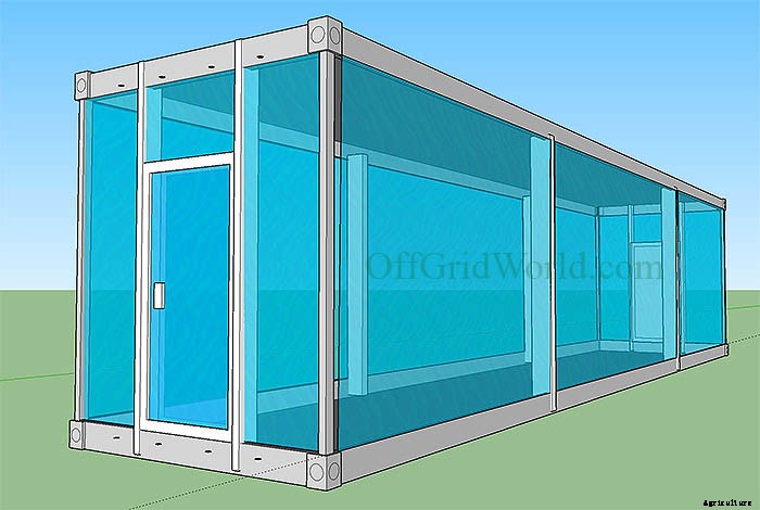 Portable Solar Powered Aquaponics Greenhouse Can Grow Food Year Round