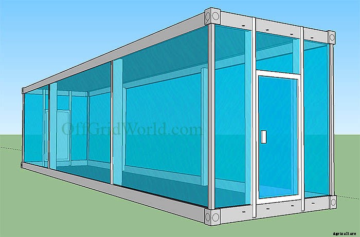 Portable Solar Powered Aquaponics Greenhouse Can Grow Food Year Round