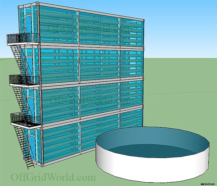 Portable Solar Powered Aquaponics Greenhouse Can Grow Food Year Round
