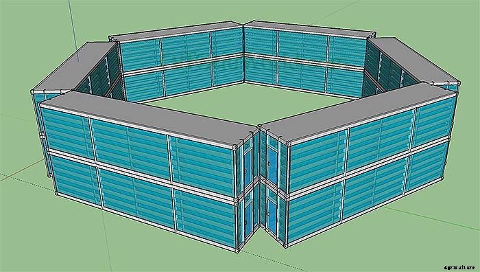 Portable Solar Powered Aquaponics Greenhouse Can Grow Food Year Round