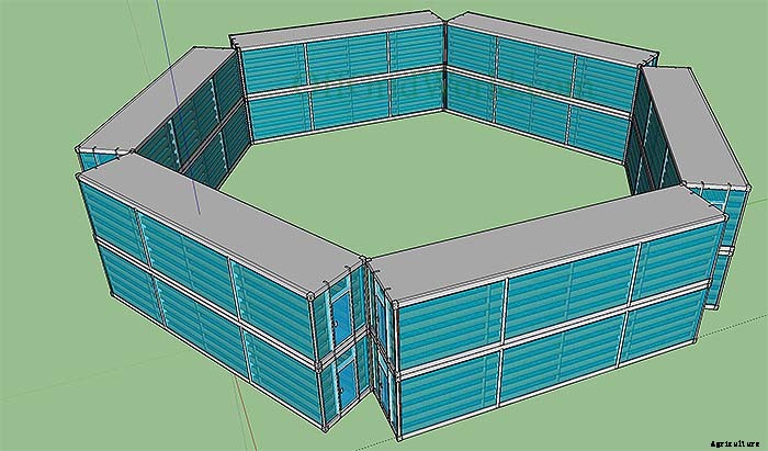 Portable Solar Powered Aquaponics Greenhouse Can Grow Food Year Round