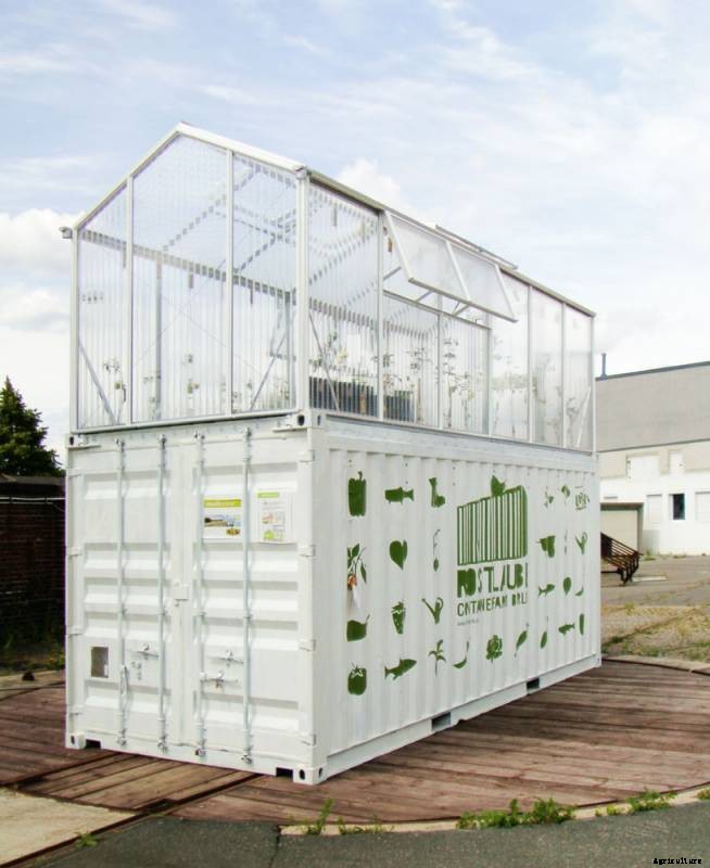 Shipping Container Greenhouse is Awesome Urban Farm-In-A-Box