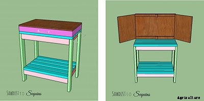 65 DIY Potting Bench Plans (Completely Free)