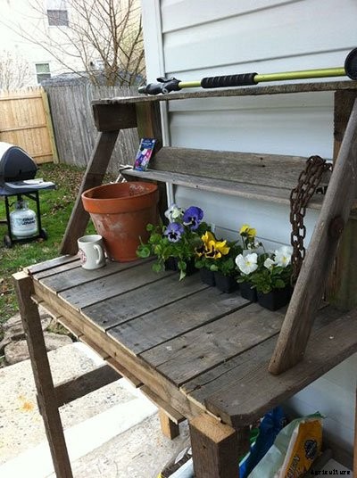 65 DIY Potting Bench Plans (Completely Free)