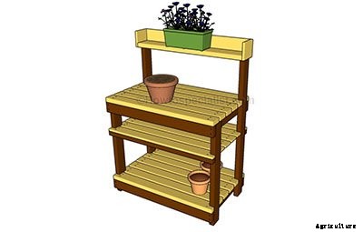 65 DIY Potting Bench Plans (Completely Free)