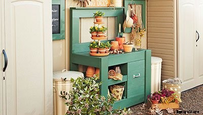 65 DIY Potting Bench Plans (Completely Free)