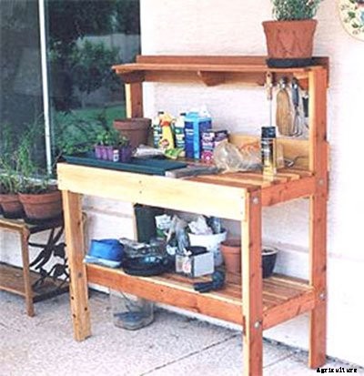 65 DIY Potting Bench Plans (Completely Free)