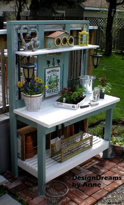 65 DIY Potting Bench Plans (Completely Free)
