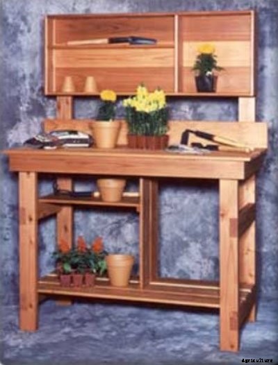 65 DIY Potting Bench Plans (Completely Free)