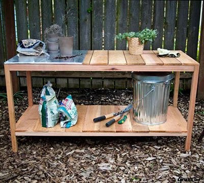 65 DIY Potting Bench Plans (Completely Free)