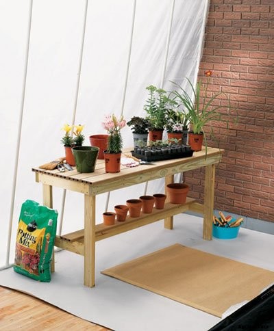 65 DIY Potting Bench Plans (Completely Free)