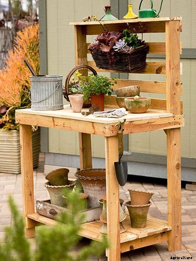 65 DIY Potting Bench Plans (Completely Free)