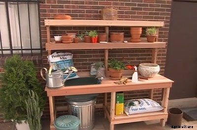 65 DIY Potting Bench Plans (Completely Free)