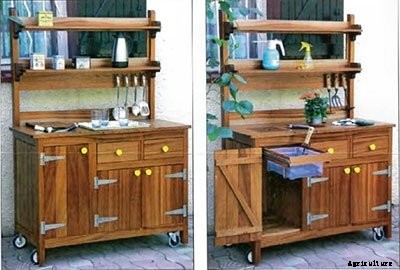 65 DIY Potting Bench Plans (Completely Free)