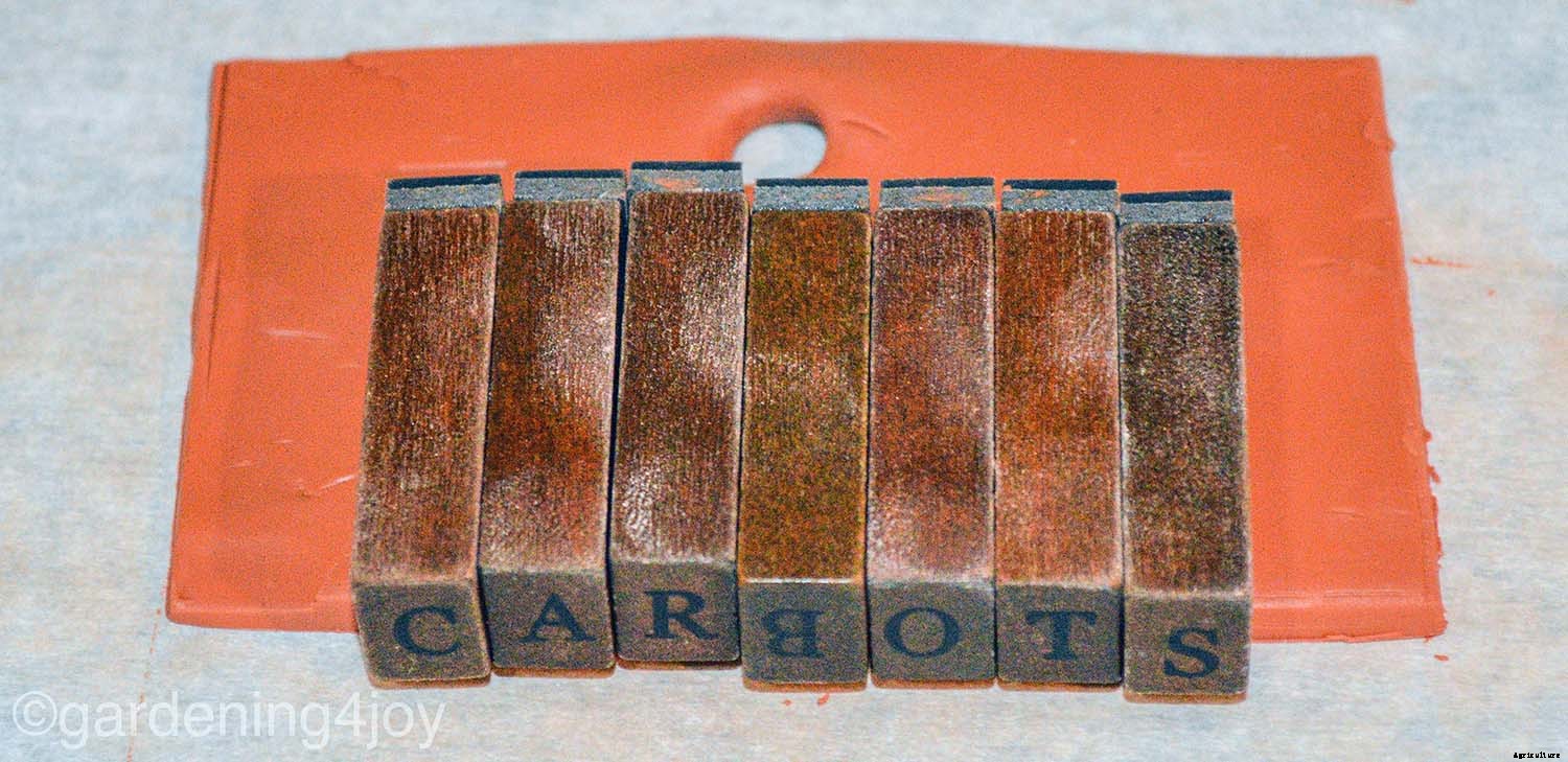 DIY Terra Cotta Garden Plant Labels