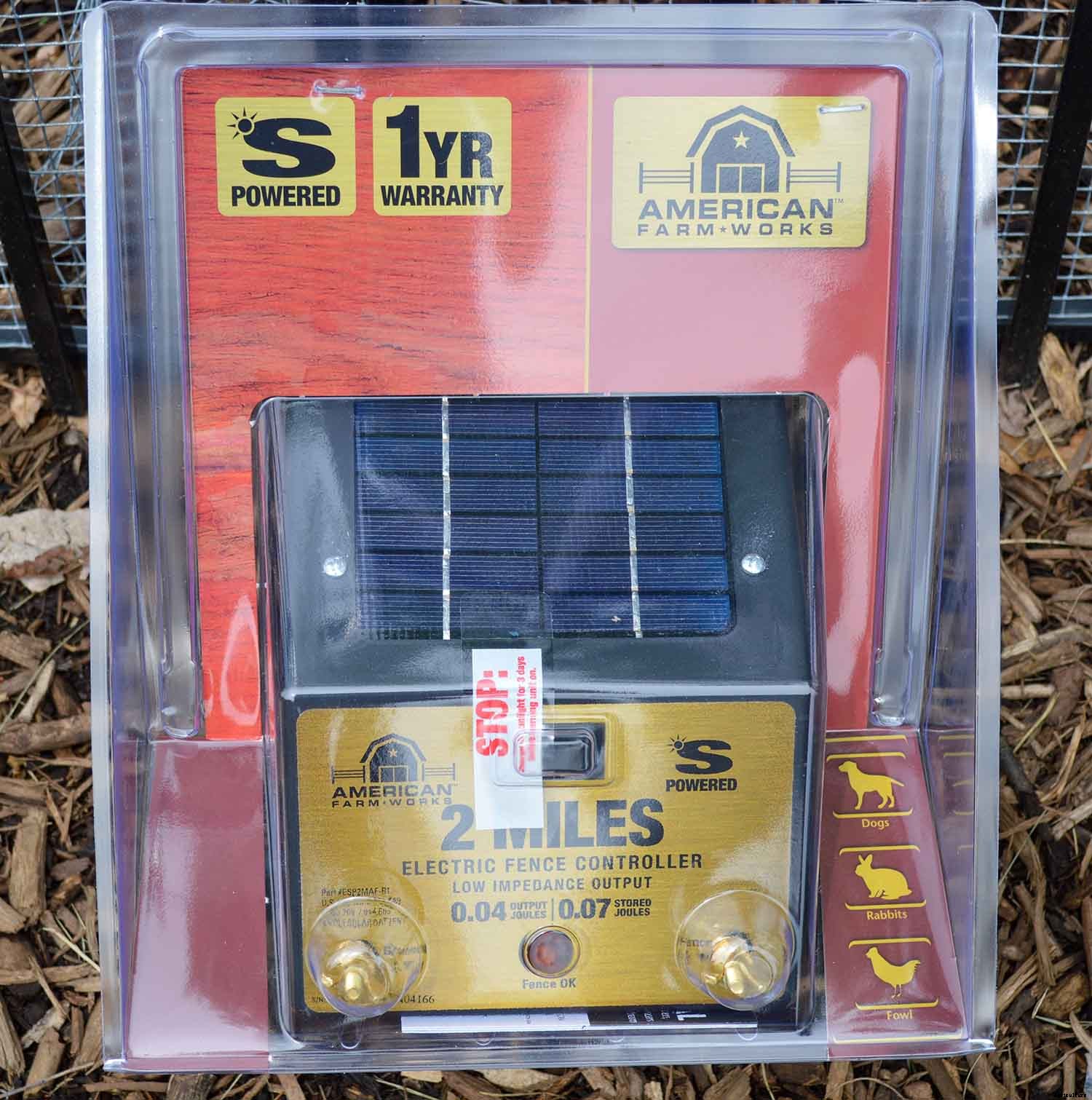 Install a Solar-powered Fence to keep Groundhogs out of the Garden