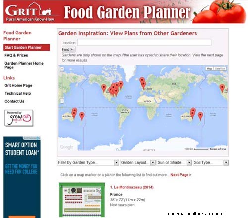 Try GRIT’s Food Garden Planner!