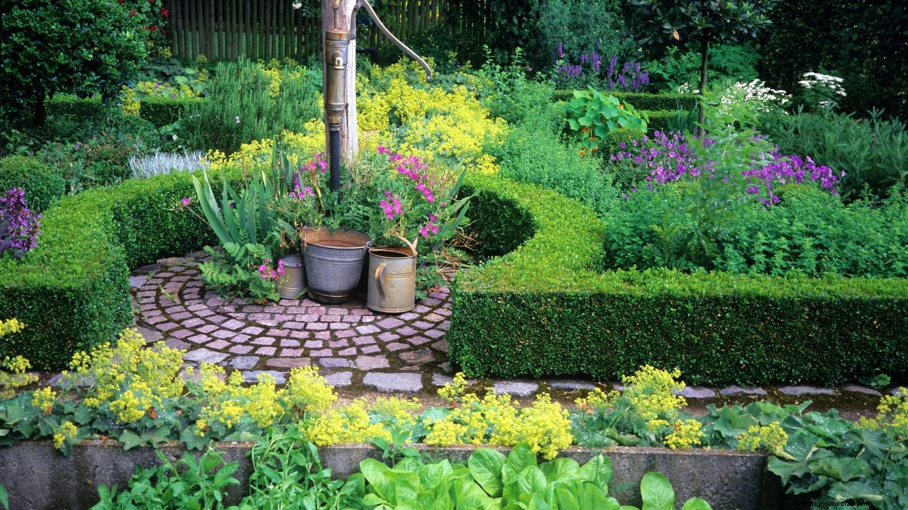 How to design a potager garden for vegetables and flowers