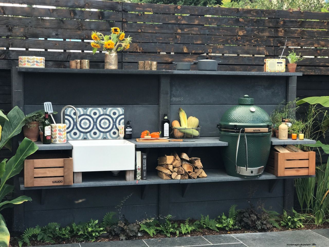 How to design an outdoor kitchen: layout options, material choices and must-have features