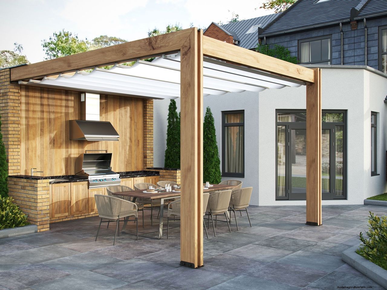 How to design an outdoor kitchen: layout options, material choices and must-have features
