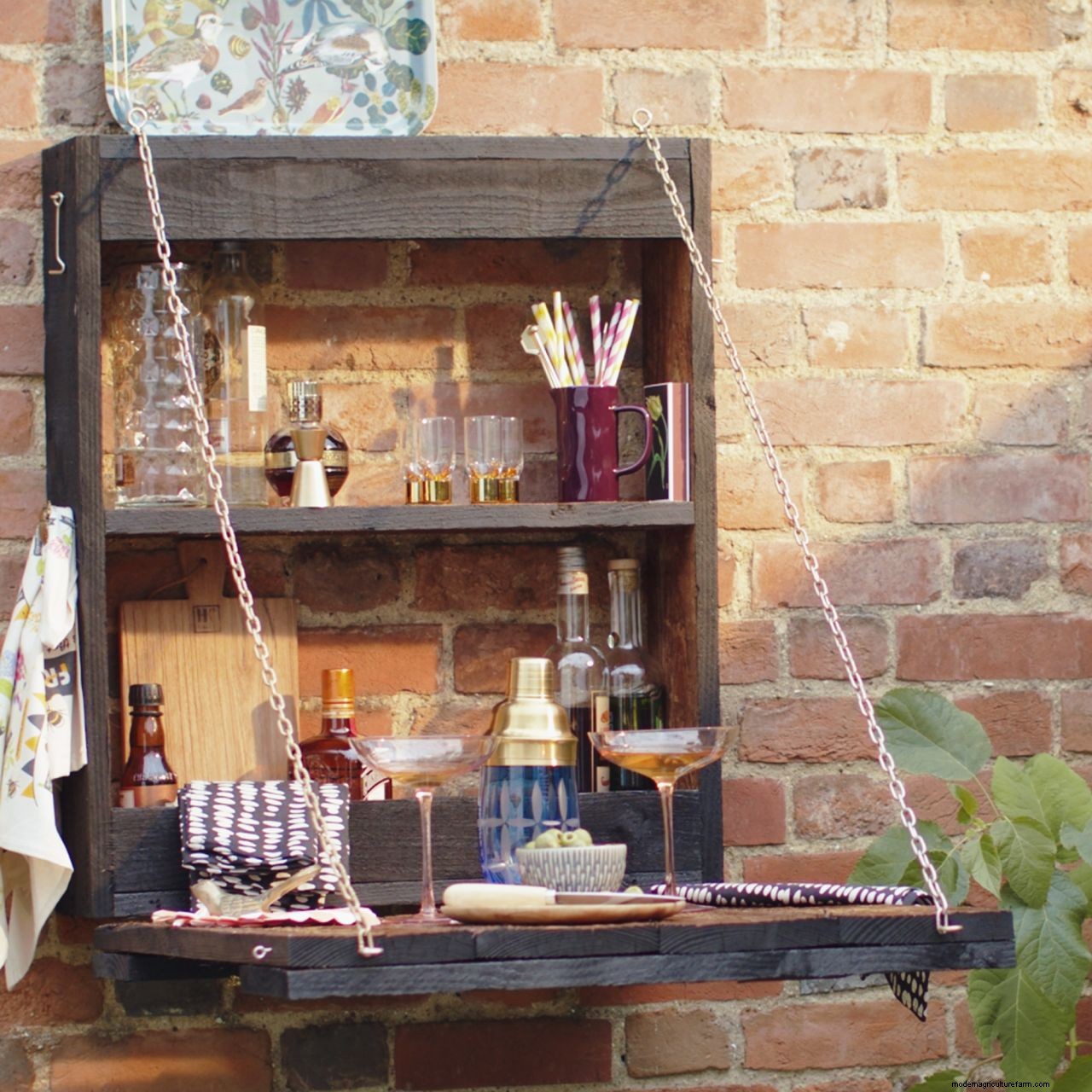 How to build an outdoor bar: serve up garden drinks in style with this easy DIY project
