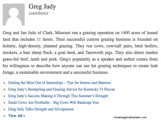 Learn From Greg Judy – One of On Pasture’s First Authors
