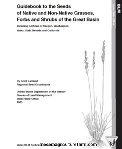 Guides for Identifying Pasture Grasses