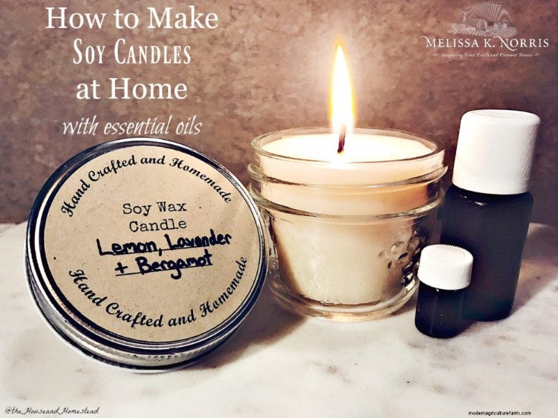 How to Make Soy Candles at Home with Essential Oils