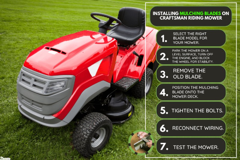 How To Install Mulching Blades On Craftsman Riding Mower?