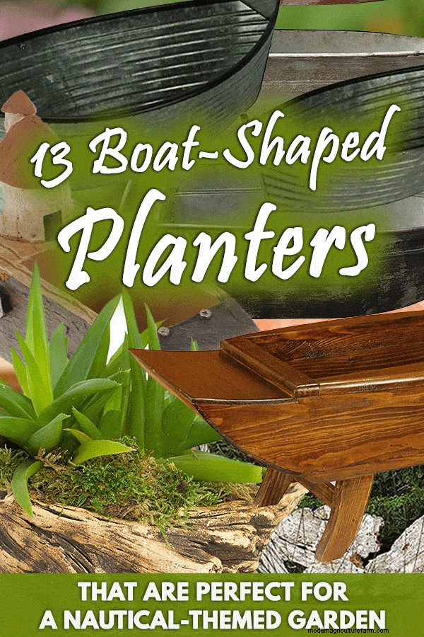 13 Boat-Shaped Planters That Are Perfect For A Nautical-Themed Garden
