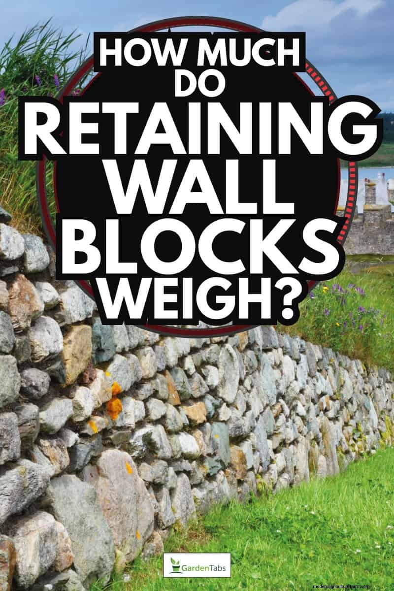 How Much Do Retaining Wall Blocks Weigh?