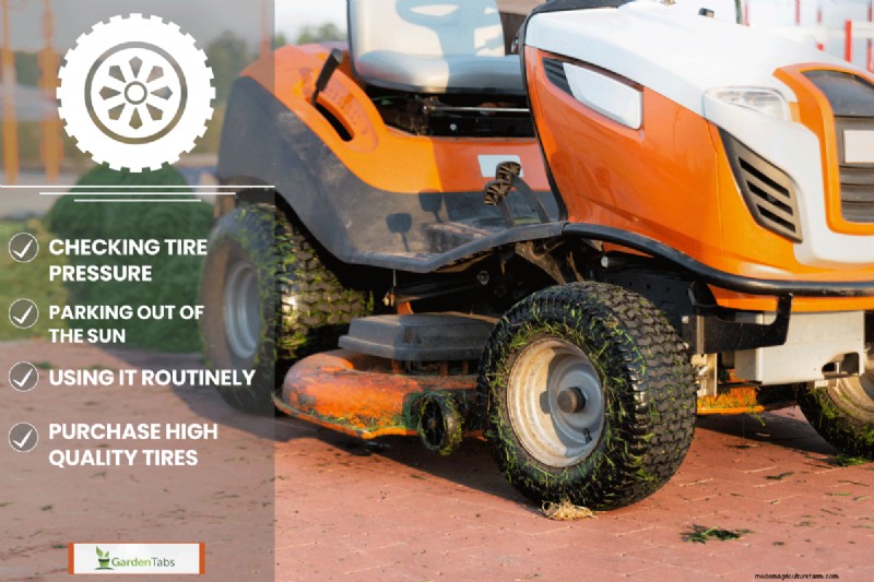 How To Keep Lawn Mower Tires From Going Flat Or Leaking