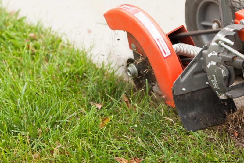 Can You Edge Wet Grass? Should You?