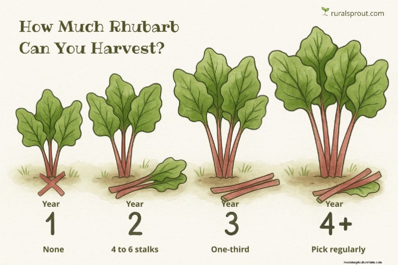 Rhubarb Care: Spring Tasks for a Bountiful Harvest