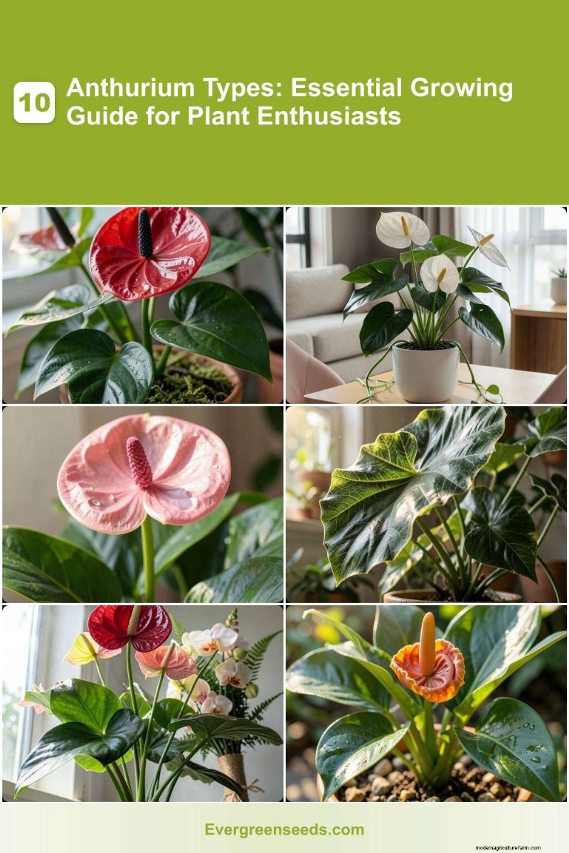 Anthurium Guide: 10 Popular Varieties & Expert Growing Tips