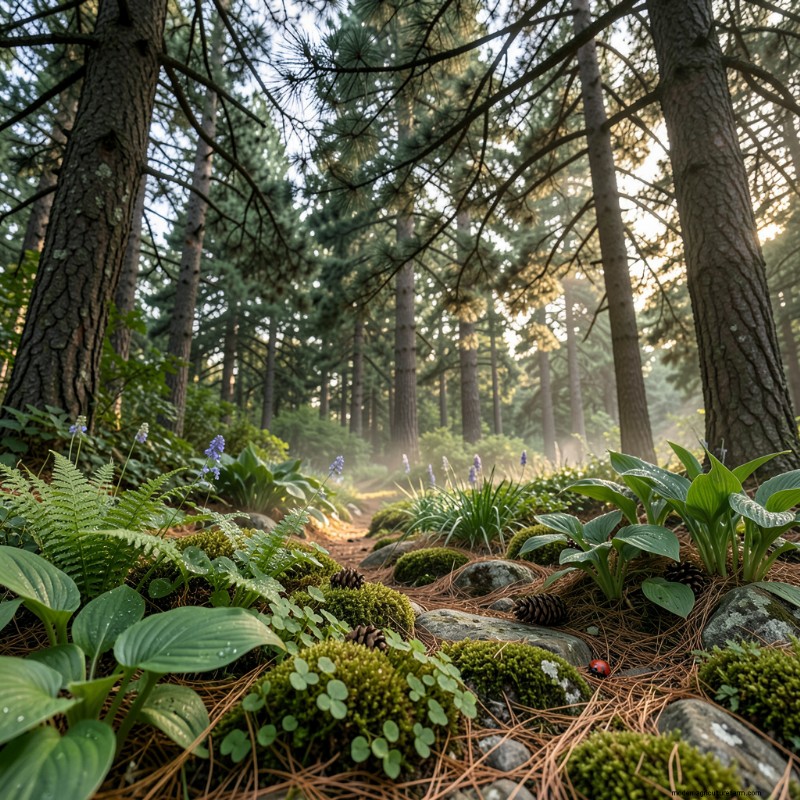 Best Plants for Growing Under Pine Trees | Expert Garden Design
