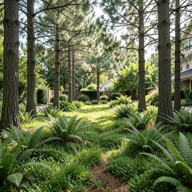 Best Plants for Growing Under Pine Trees | Expert Garden Design