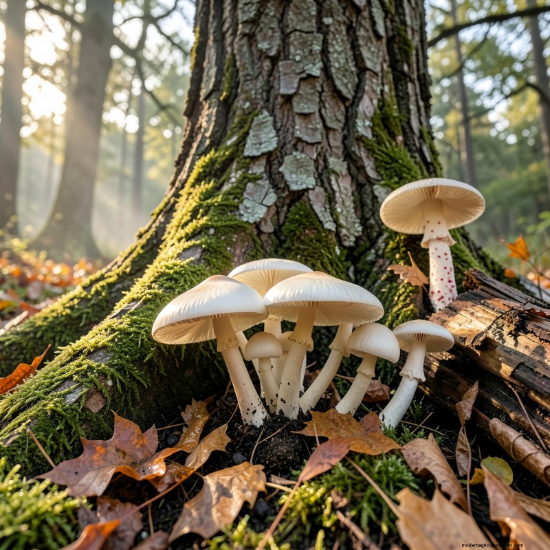 Identifying White Mushrooms on Trees: A Forager s Guide