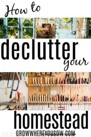 Homestead Decluttering: 5 Quick Tips for Spring Prep