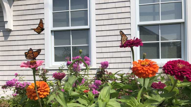 Attract Butterflies & Birds: Unique Flower Birdbath on Amazon