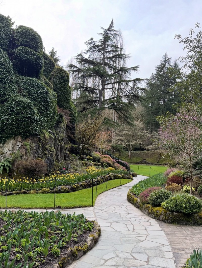 Butchart Gardens in Early Spring: A Lesson in Garden Structure